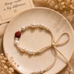 Rudraksha & Assorted Pearl Rakhi