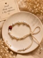 Rudraksha & Assorted Pearl Rakhi