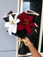 Lily Bloom Wrapped Bouquet - Image 2