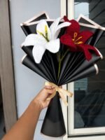 Lily Bloom Wrapped Bouquet