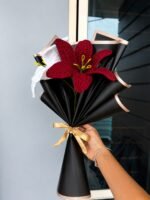 Lily Bloom Wrapped Bouquet - Image 4