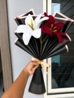 Lily Bloom Wrapped Bouquet - Image 3