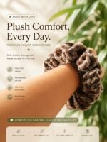 Plush Velvet Scrunchie - Image 3