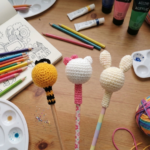 Crochet Pencil tops (Sold in pair)
