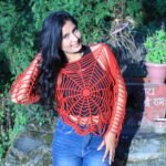 Crochet Spider Web Top (M Size)