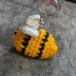 Crochet Bee Keychain - Image 3