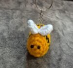 Crochet Bee Keychain - Image 4