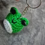 Crochet Frog Keychain