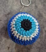 Crochet Evil Eye Keychain - Image 3