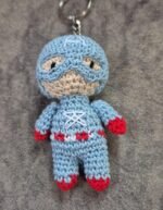 Crochet Captain America Keychain - Image 3