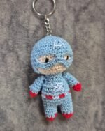 Crochet Captain America Keychain - Image 4