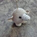 Crochet Elephant Keychain