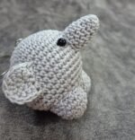 Crochet Elephant Keychain - Image 2