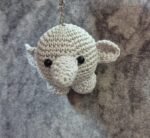 Crochet Elephant Keychain - Image 3