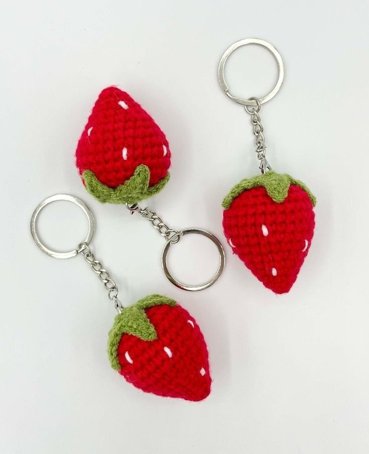 WhatsApp Image 2026-09-04 at 1.33.08 PM Crochet Heart Keychain - Image 1