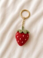 Crochet Heart Keychain - Image 3