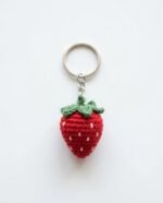 Crochet Heart Keychain - Image 2